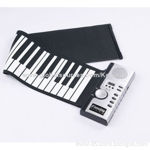 New Digital Electronic 49 Standard Keys Soft Roll-up Keyboard Piano, Good Gift for Children's